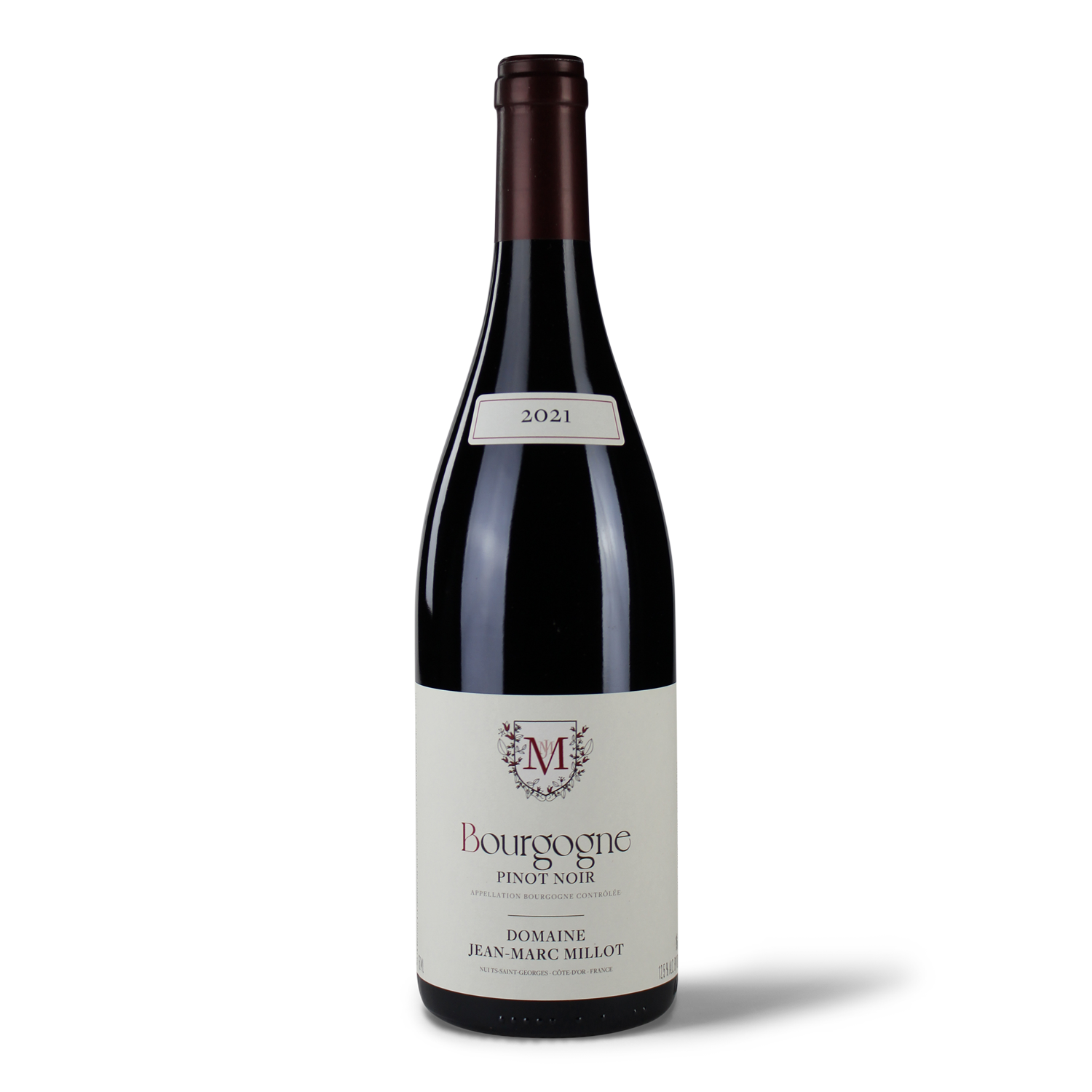 Weinflasche Bourgogne Pinot Noir