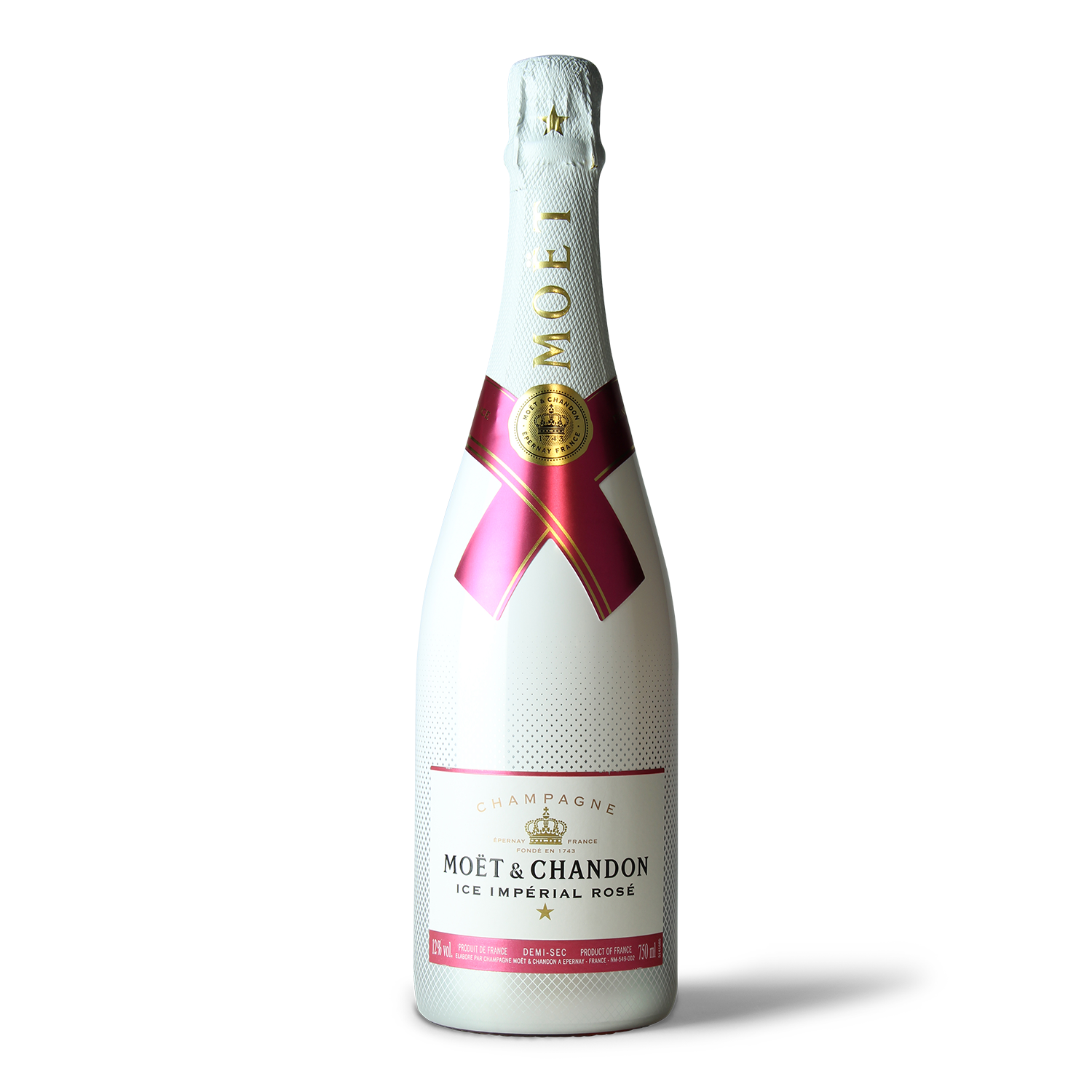 Champagnerflasche Moët & Chandon Rosé.