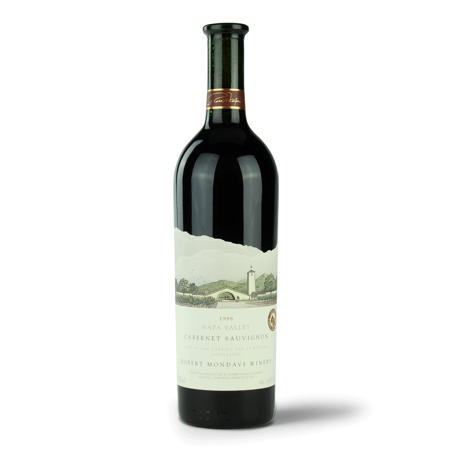 Flasche seltener Cabernet Sauvignon Wein