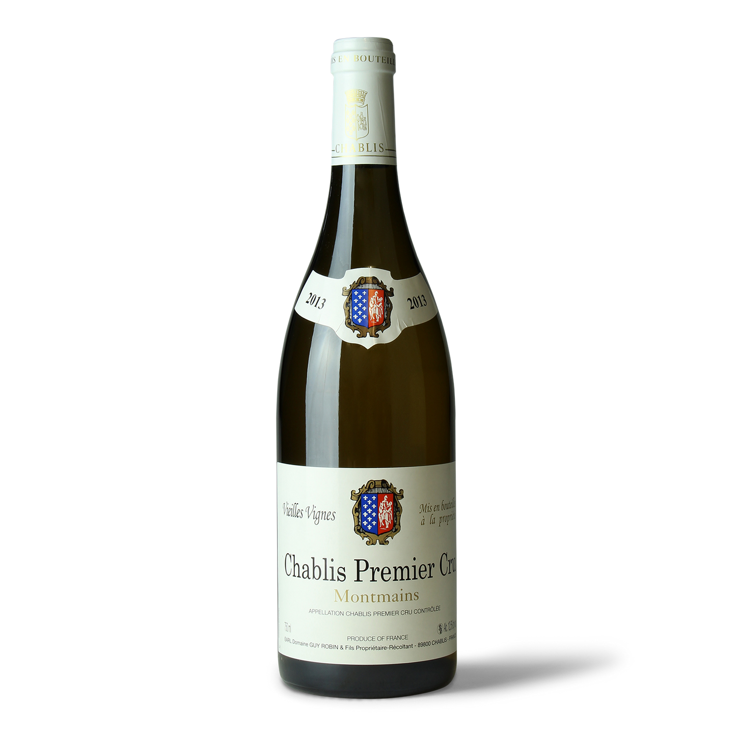 Weinflasche Chablis Premier Cru.