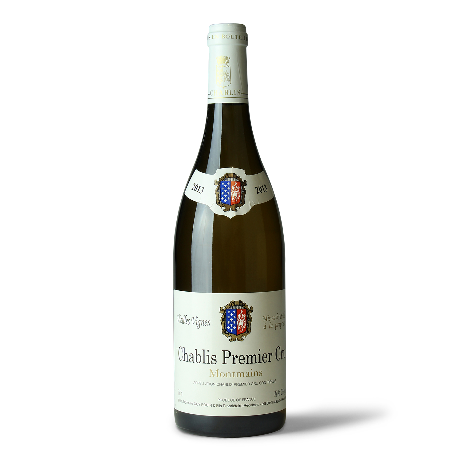 Weinflasche Chablis Premier Cru.