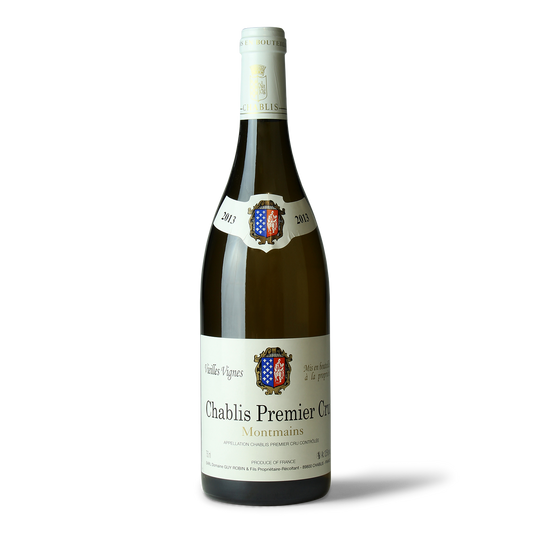 Weinflasche Chablis Premier Cru.