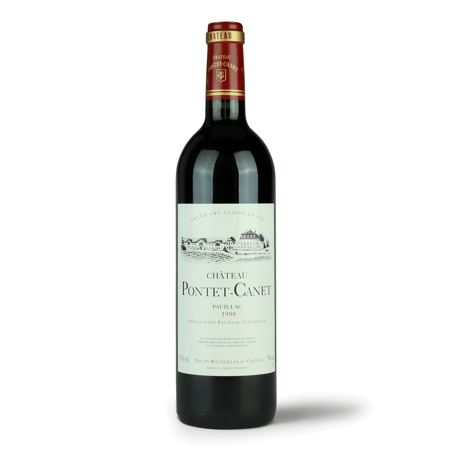 Flasche Château Pontet-Canet Wein