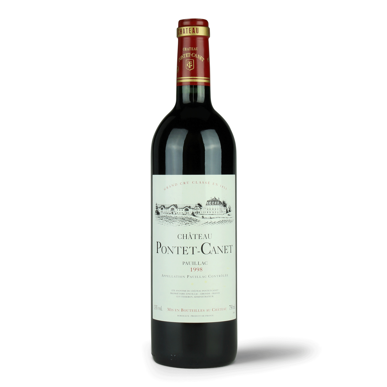 Flasche Château Pontet-Canet Wein