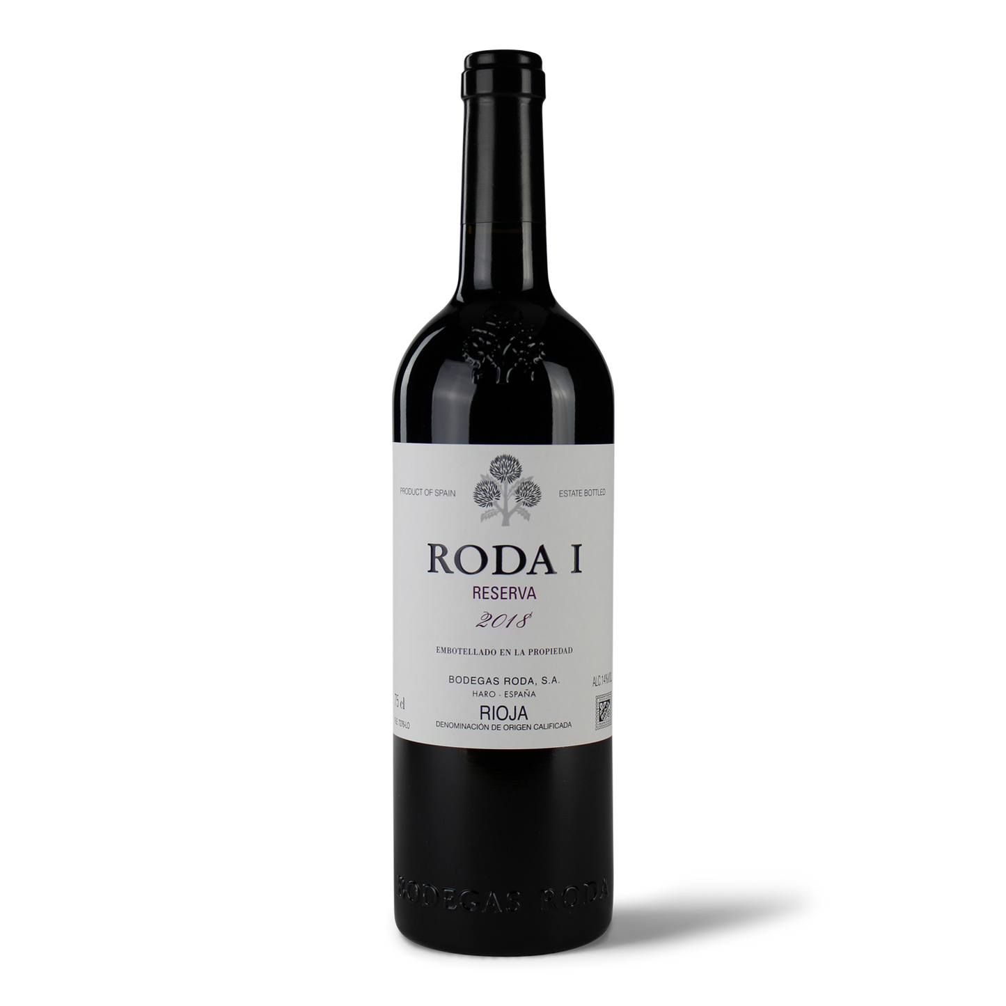 Weinflasche Roda I Reserva 2018.