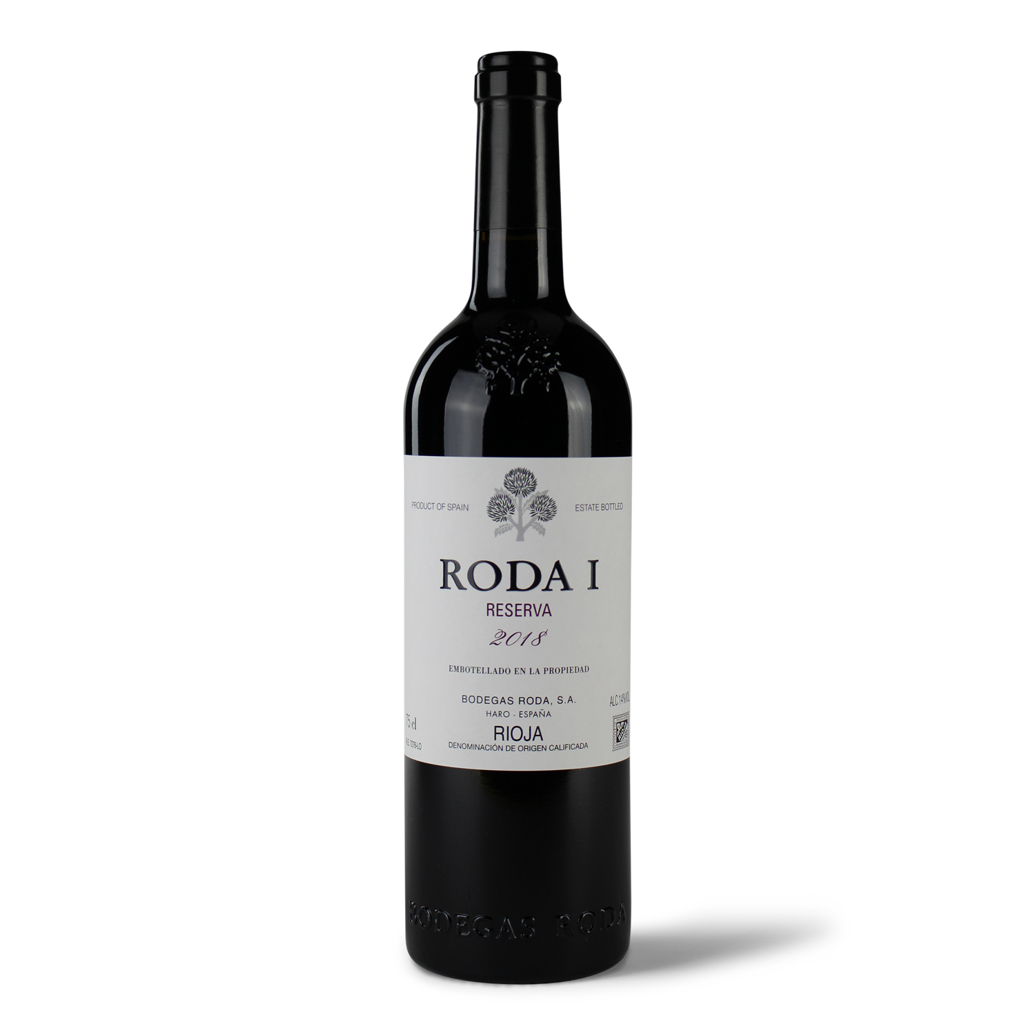 Weinflasche Roda I Reserva 2018.