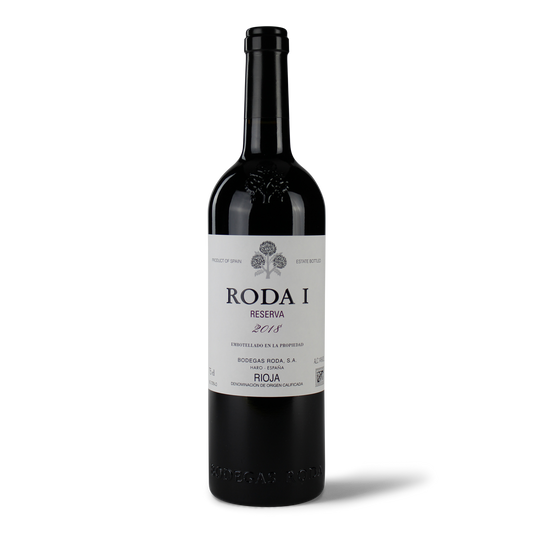 Weinflasche Roda I Reserva 2018.