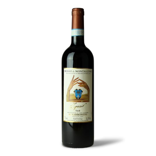 Weinflasche Rosso di Montalcino 2016.