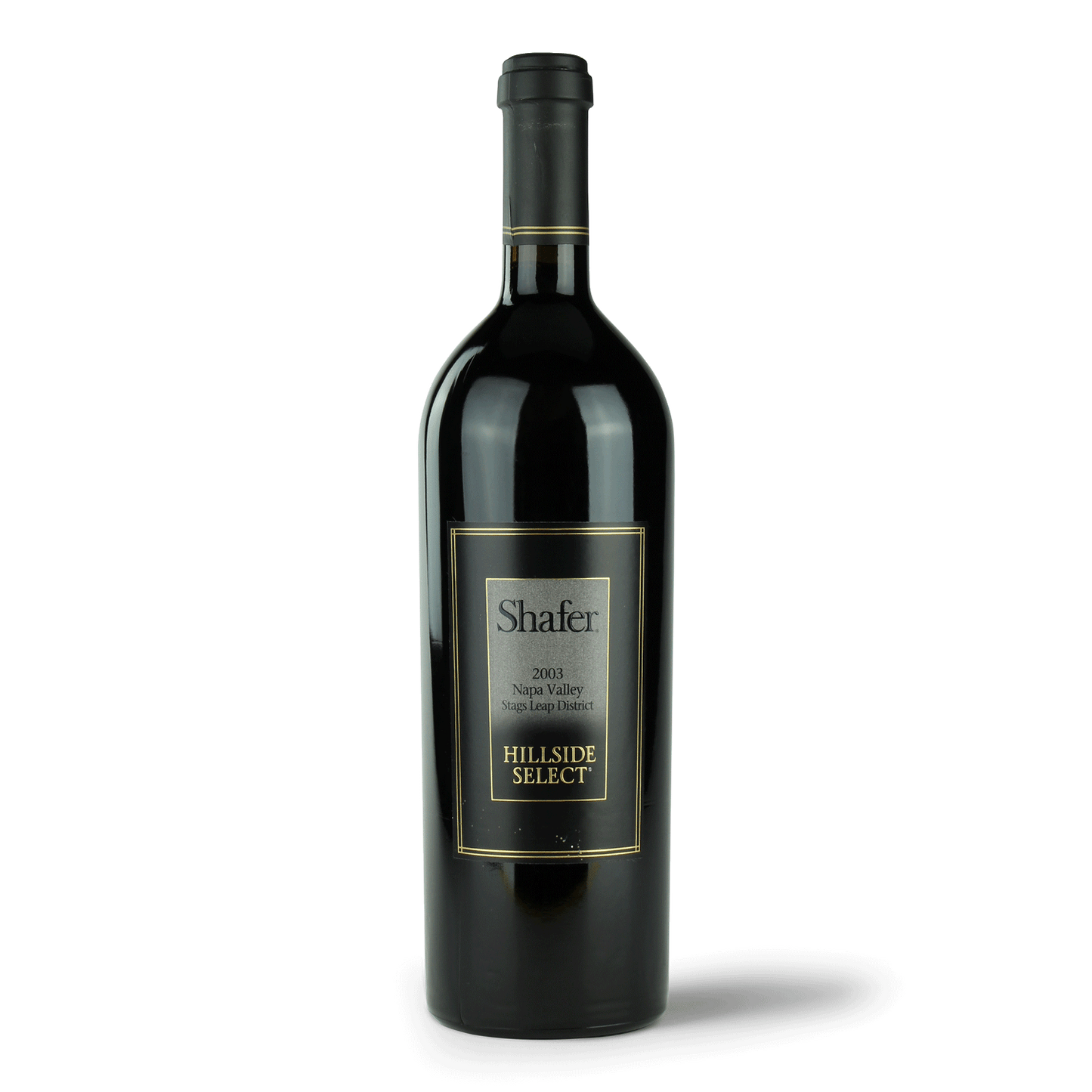 Flasche seltener Shafer Rotwein