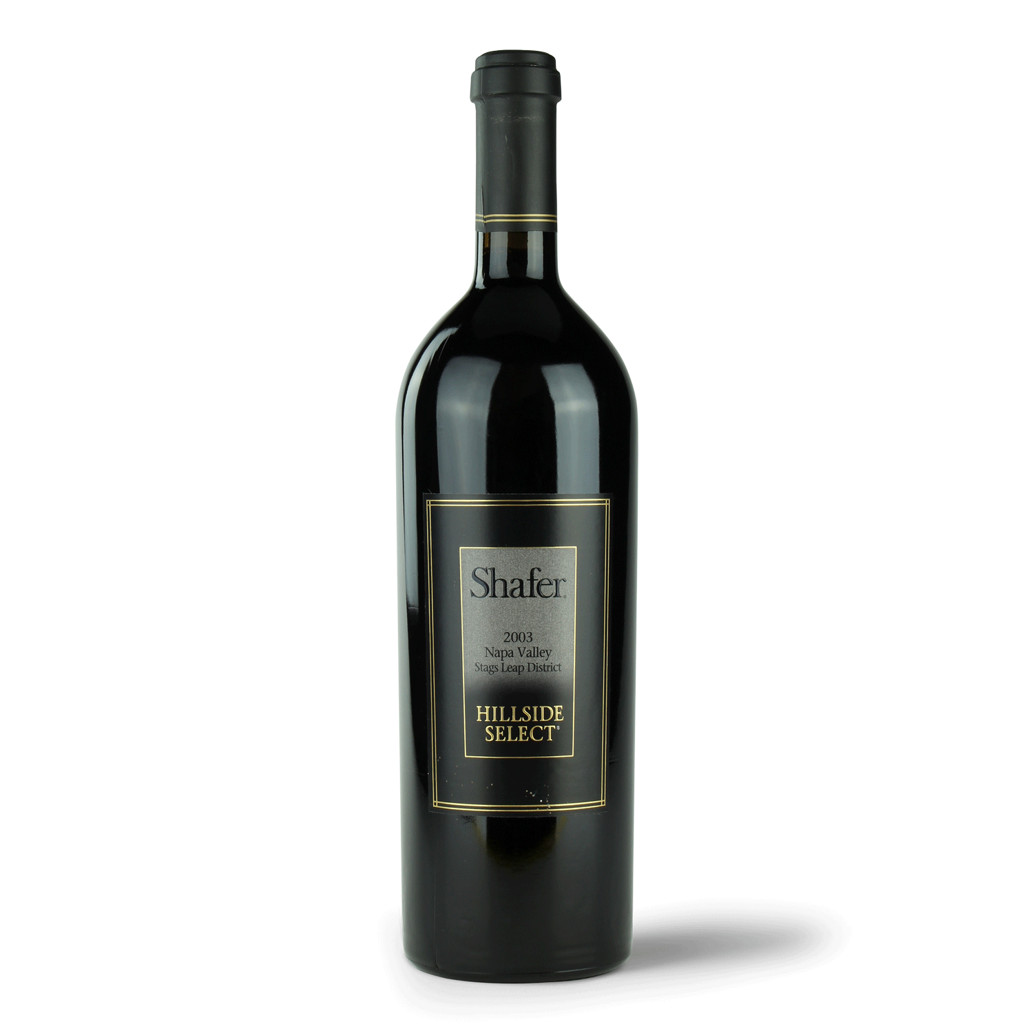 Flasche seltener Shafer Rotwein