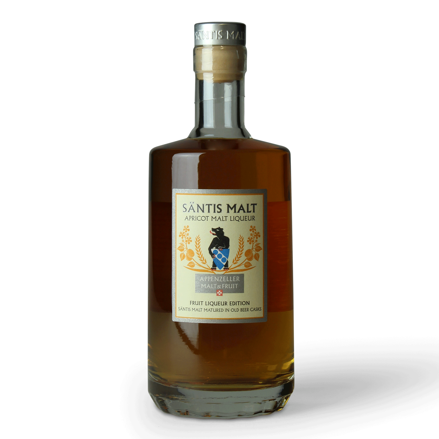 Flasche Säntis Malt Apricot Likör