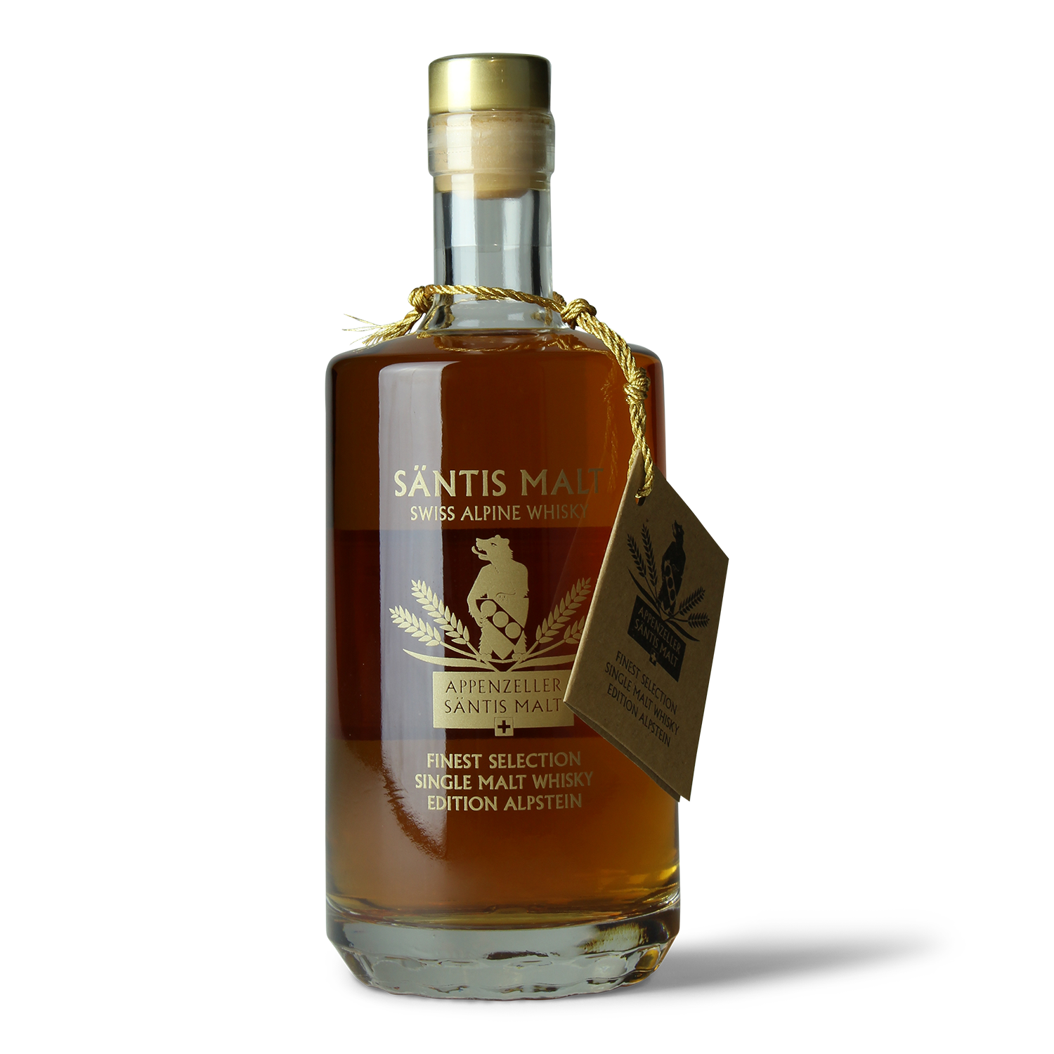 Flasche Säntis Malt Whisky