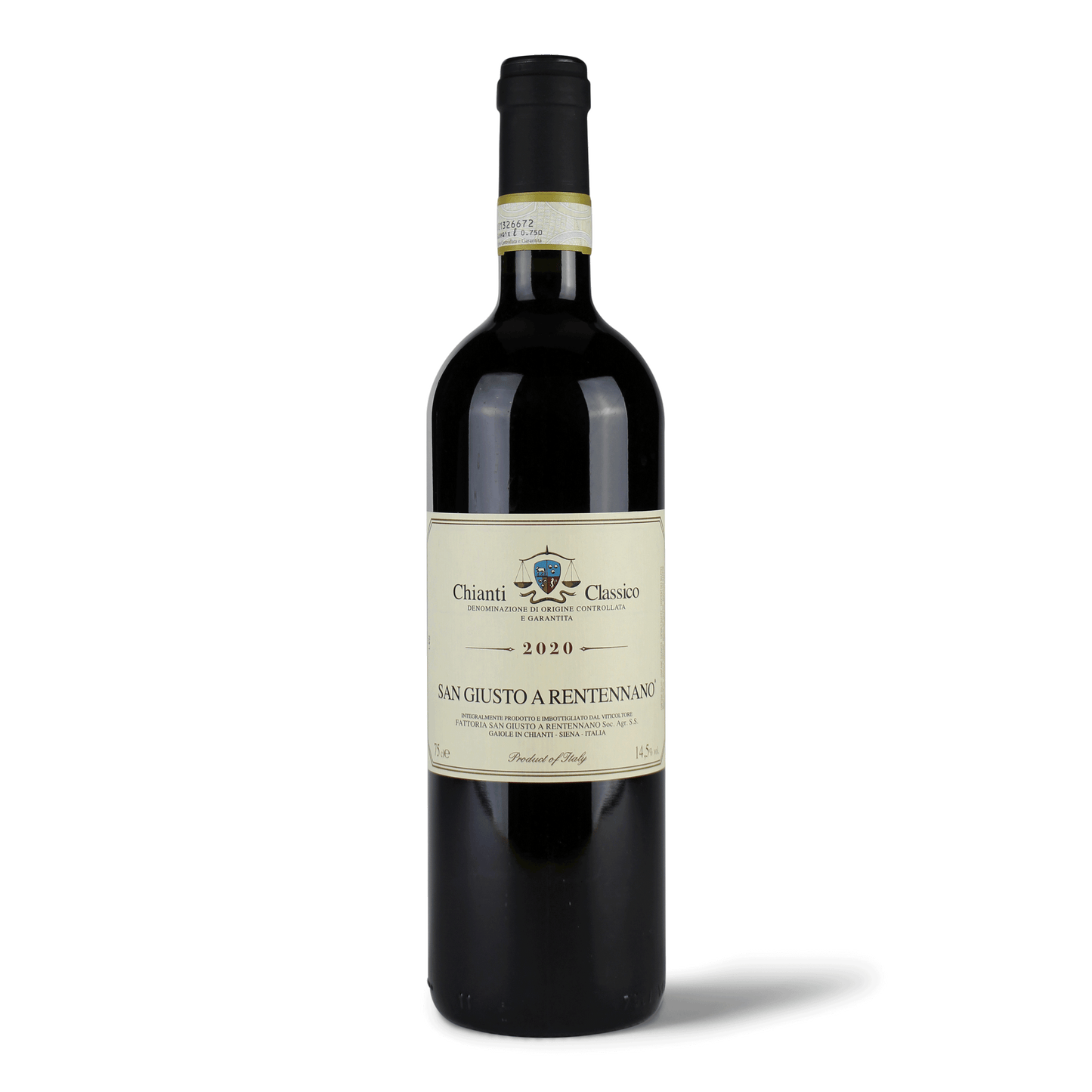 Chianti Classico Weinflasche 2020.