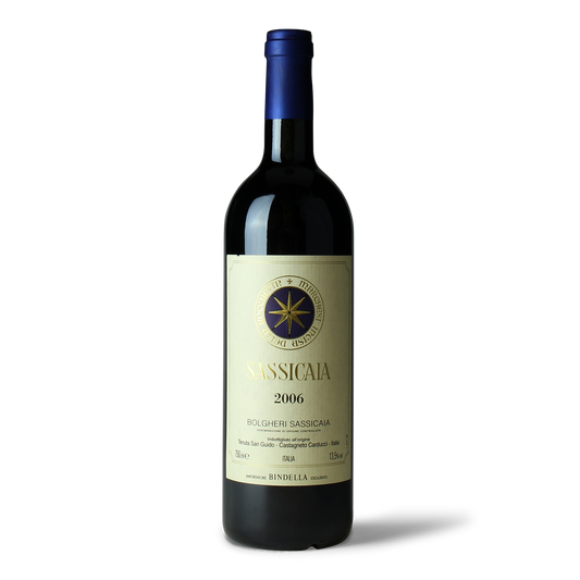 Flasche Sassicaia 2006 Wein