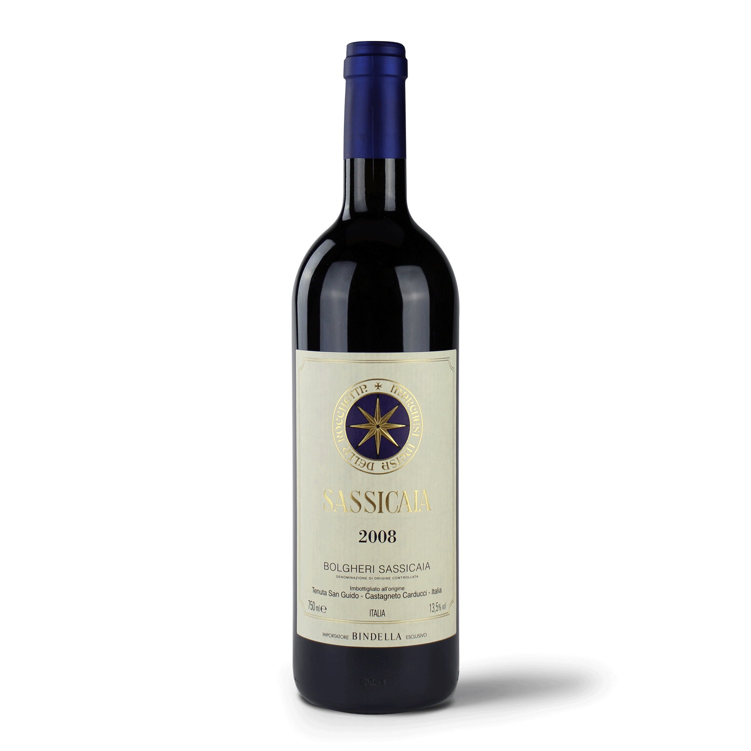 Flasche Sassicaia Wein 2008