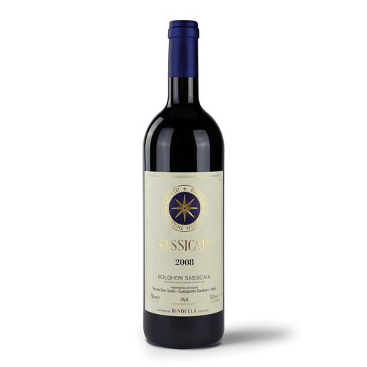 Flasche Sassicaia Wein 2008