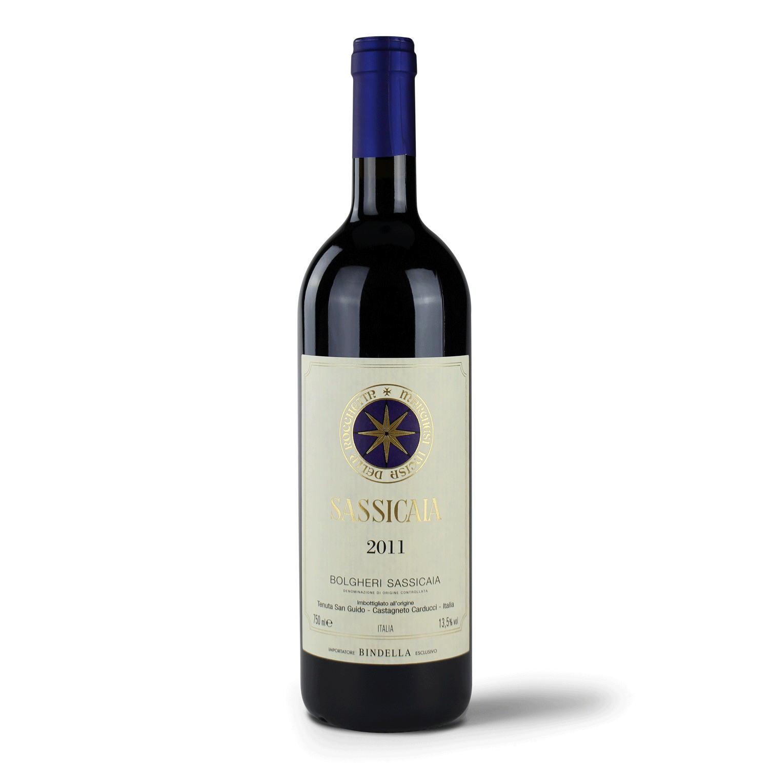 Flasche Sassicaia Wein 2011