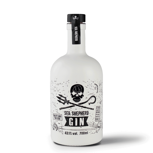 Flasche Sea Shepherd Gin.