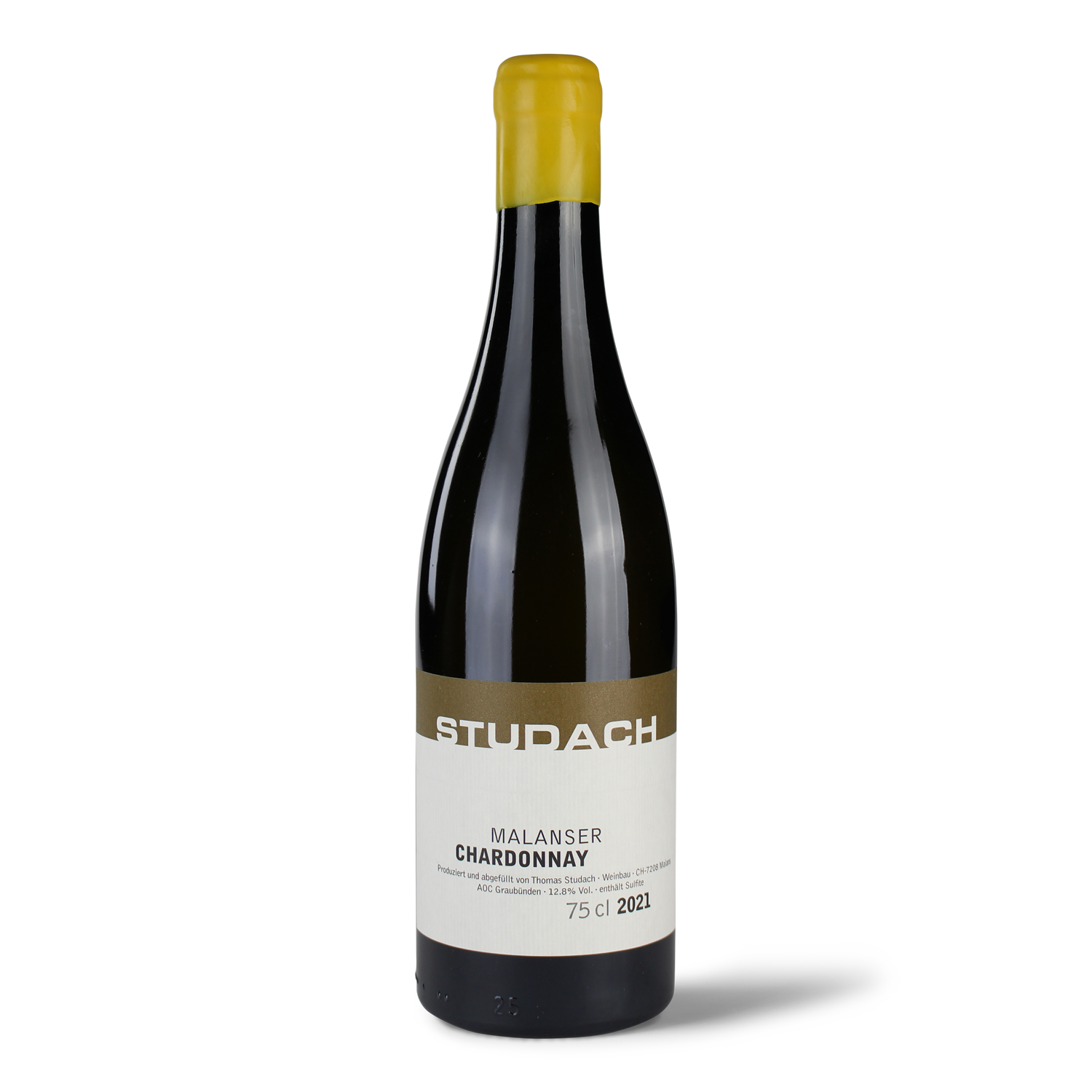 Weinflasche Studach Chardonnay 2021