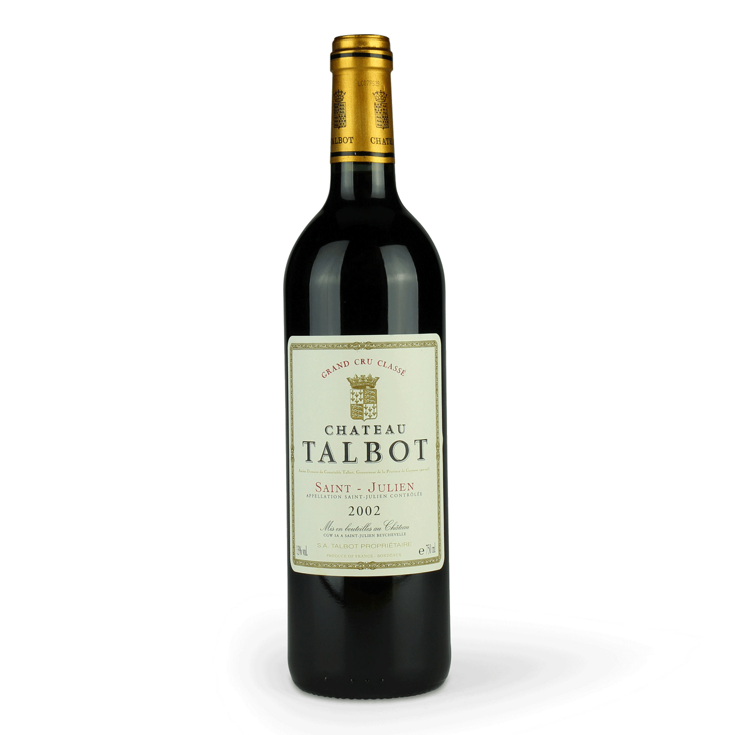 Flasche Chateau Talbot Wein