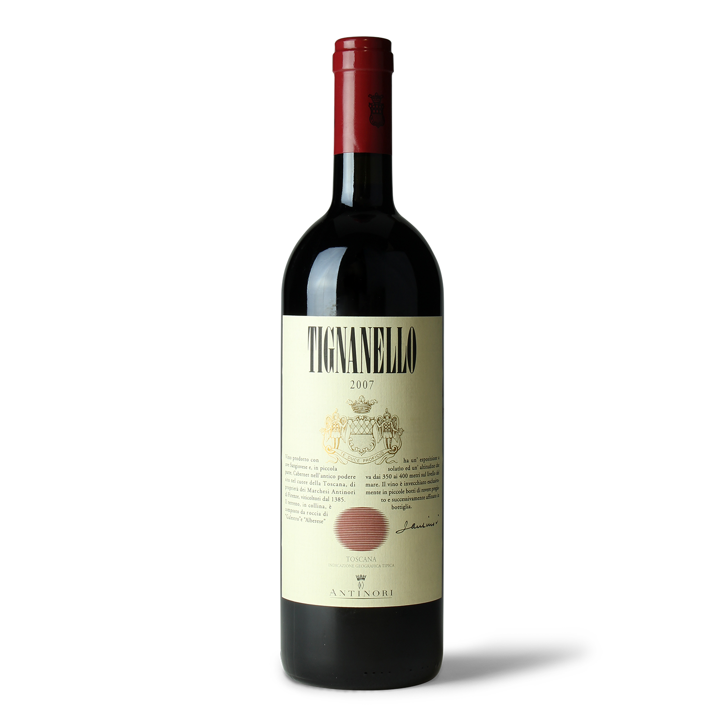 Flasche Tignanello Wein 2007