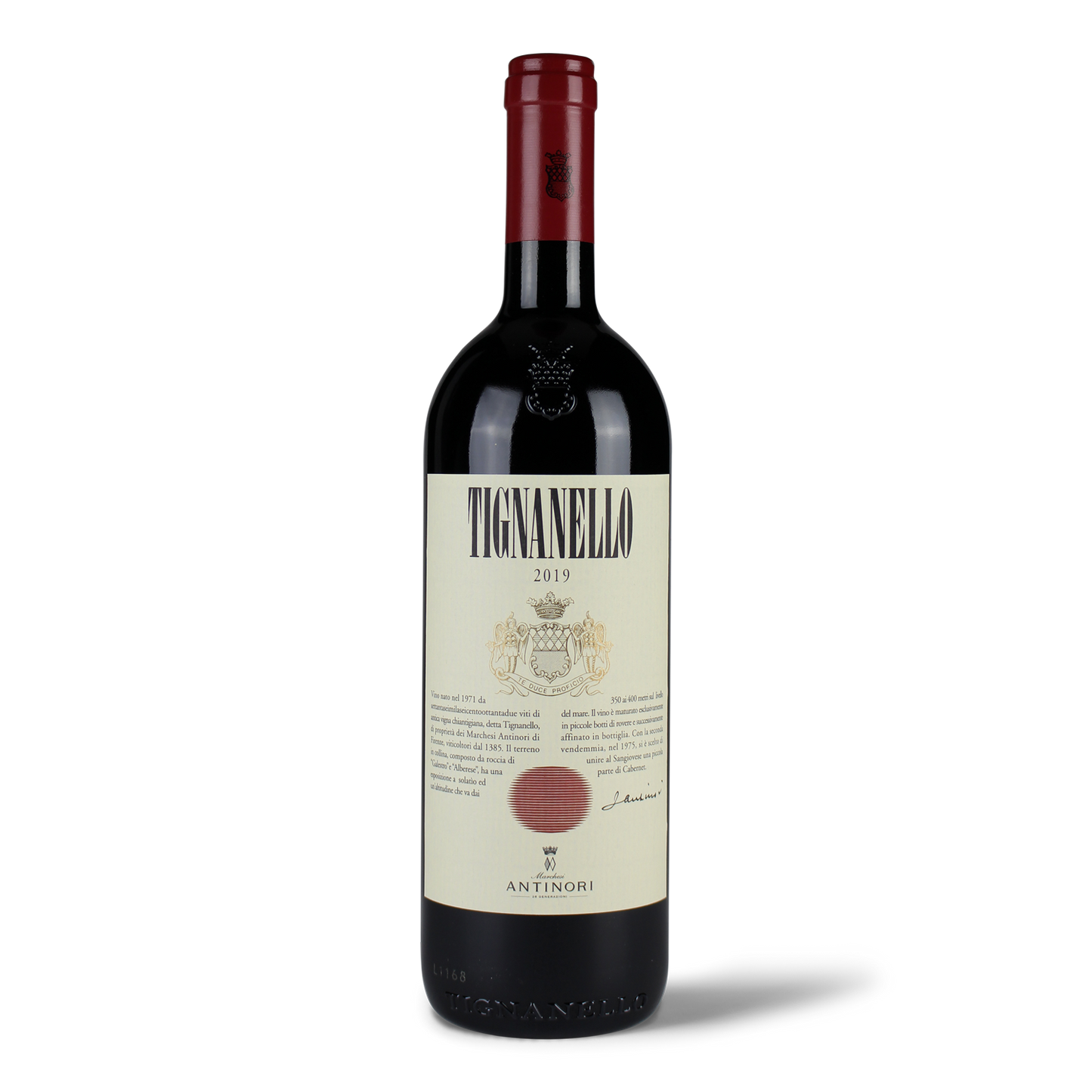 Weinflasche Tignanello 2019, Antinori.