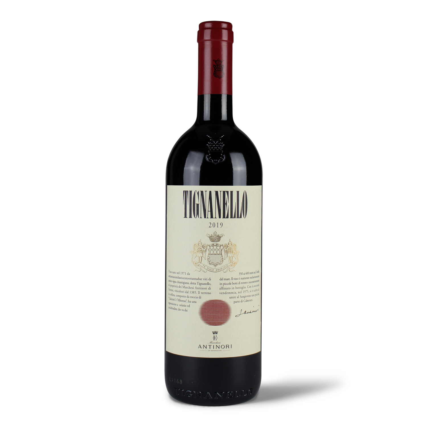 Weinflasche Tignanello 2019, Antinori.