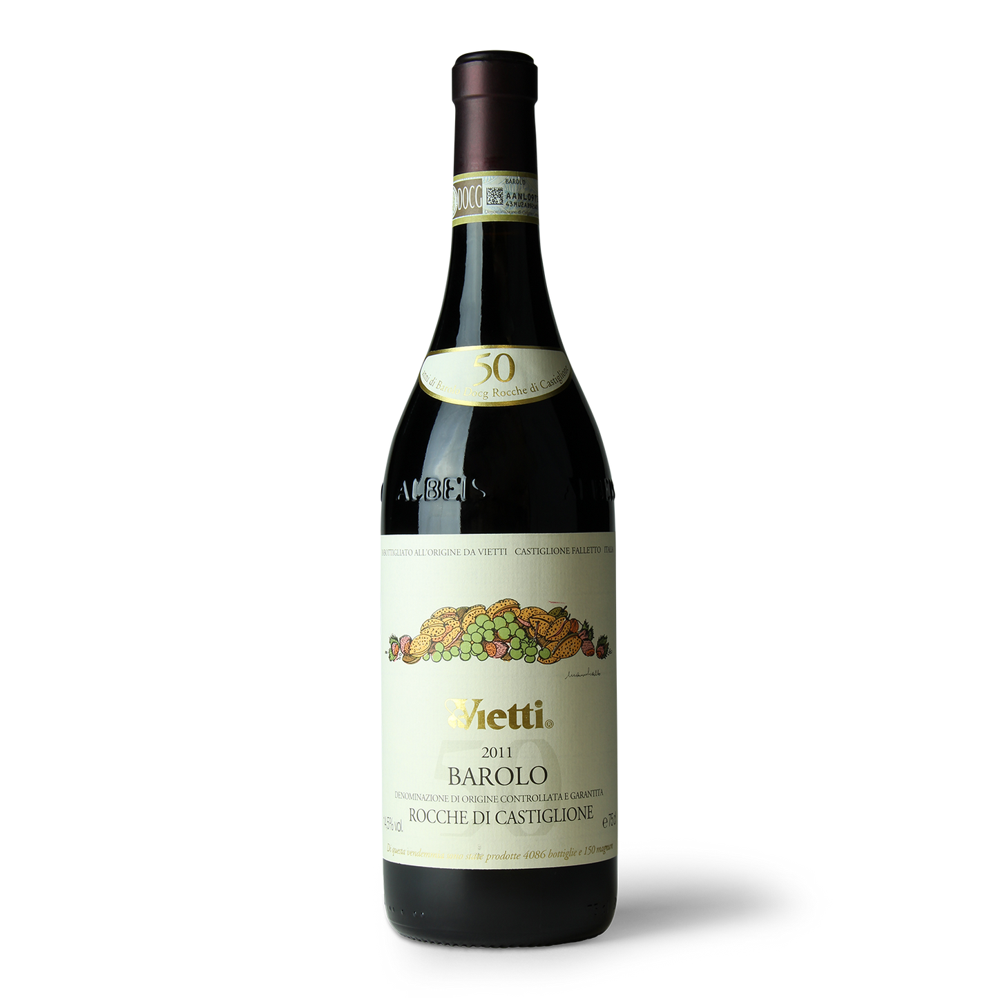 Weinflasche Vietti Barolo 2011