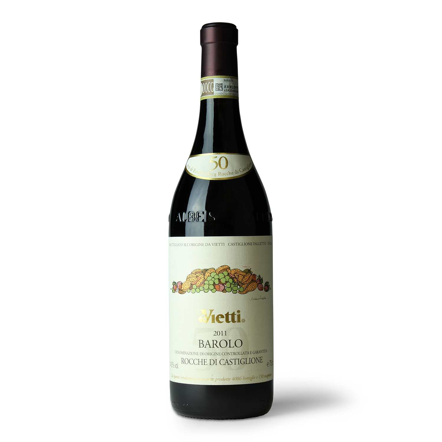 Weinflasche Vietti Barolo 2011