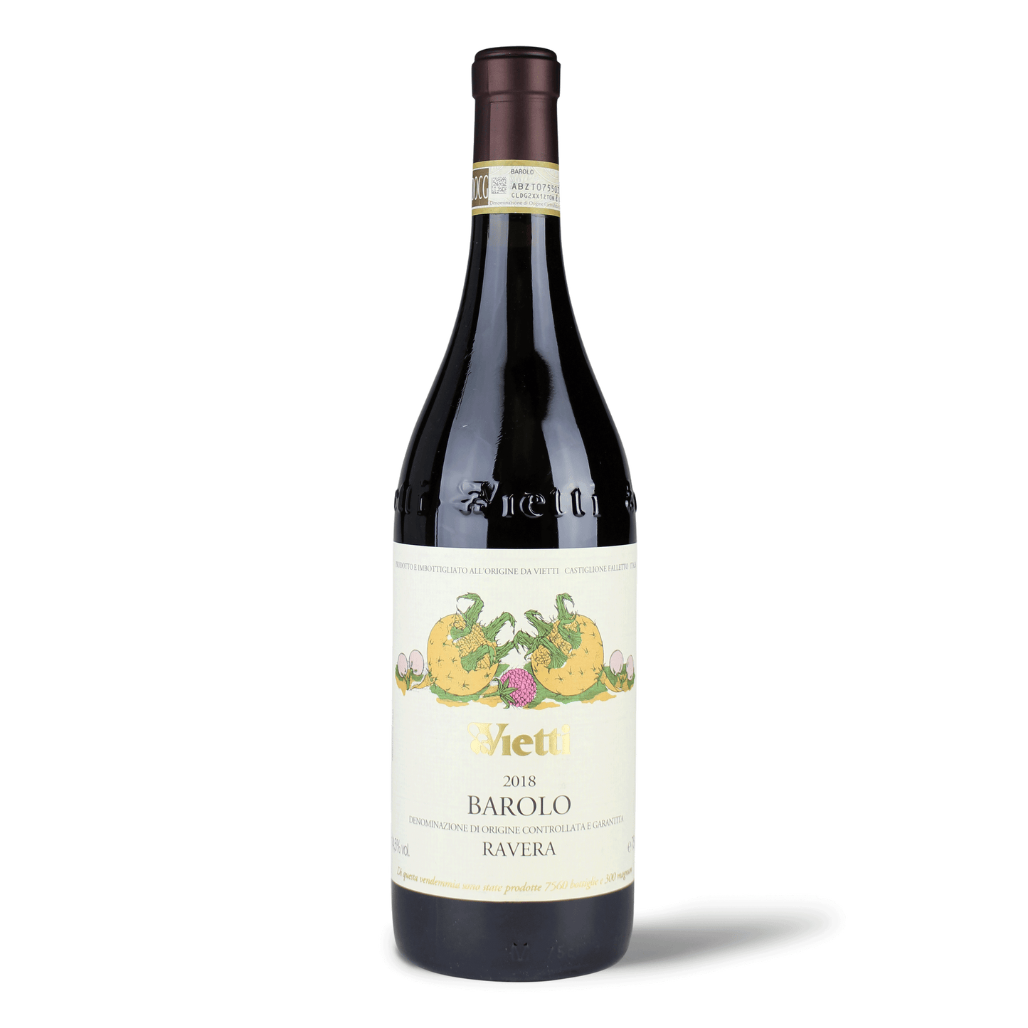 Weinflasche Vietti Barolo 2018