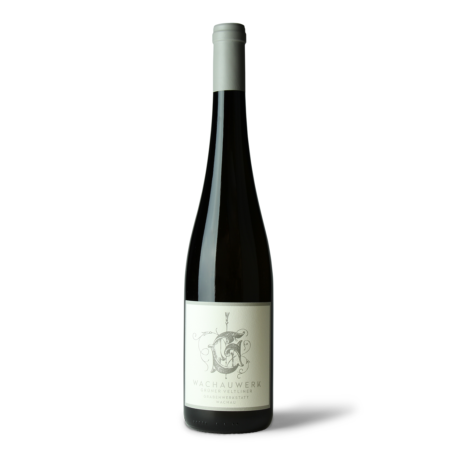 Weinflasche Grüner Veltliner Wachau.