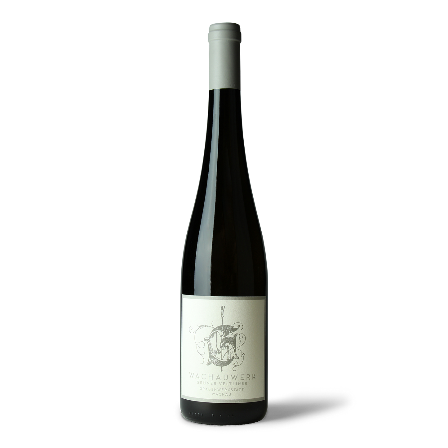 Weinflasche Grüner Veltliner Wachau.