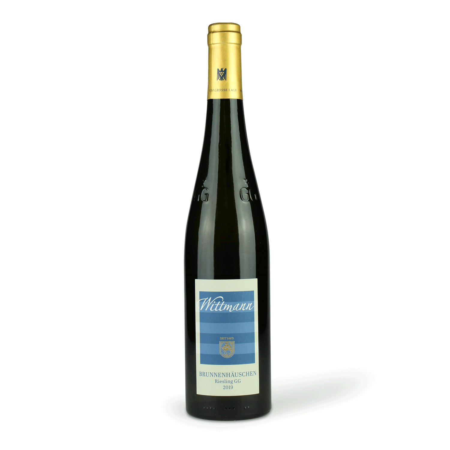 Weinflasche Wittmann Brunnenhäuschen 2019.